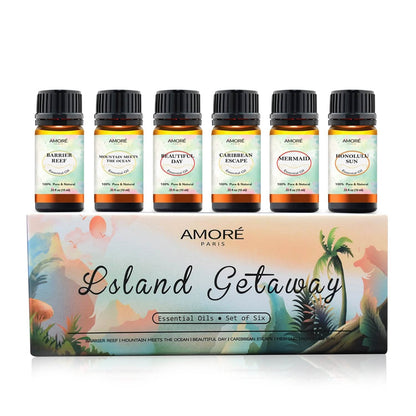 6-Piece: Island Gateway Pure Aromatherapy Essential Oil Set DailySale