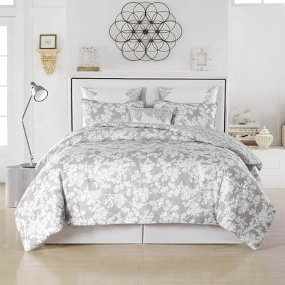 6-Piece: Kensie Oversized Queen Floral Comforter Set DailySale