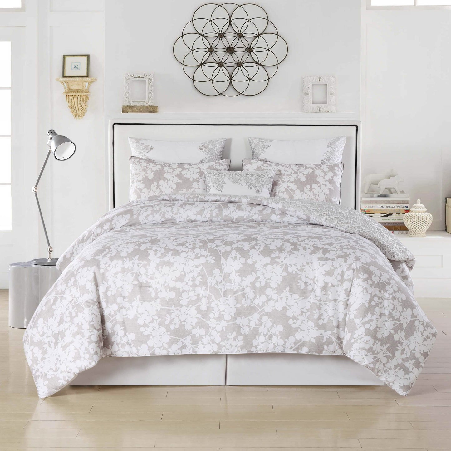 6-Piece: Kensie Oversized Queen Floral Comforter Set DailySale