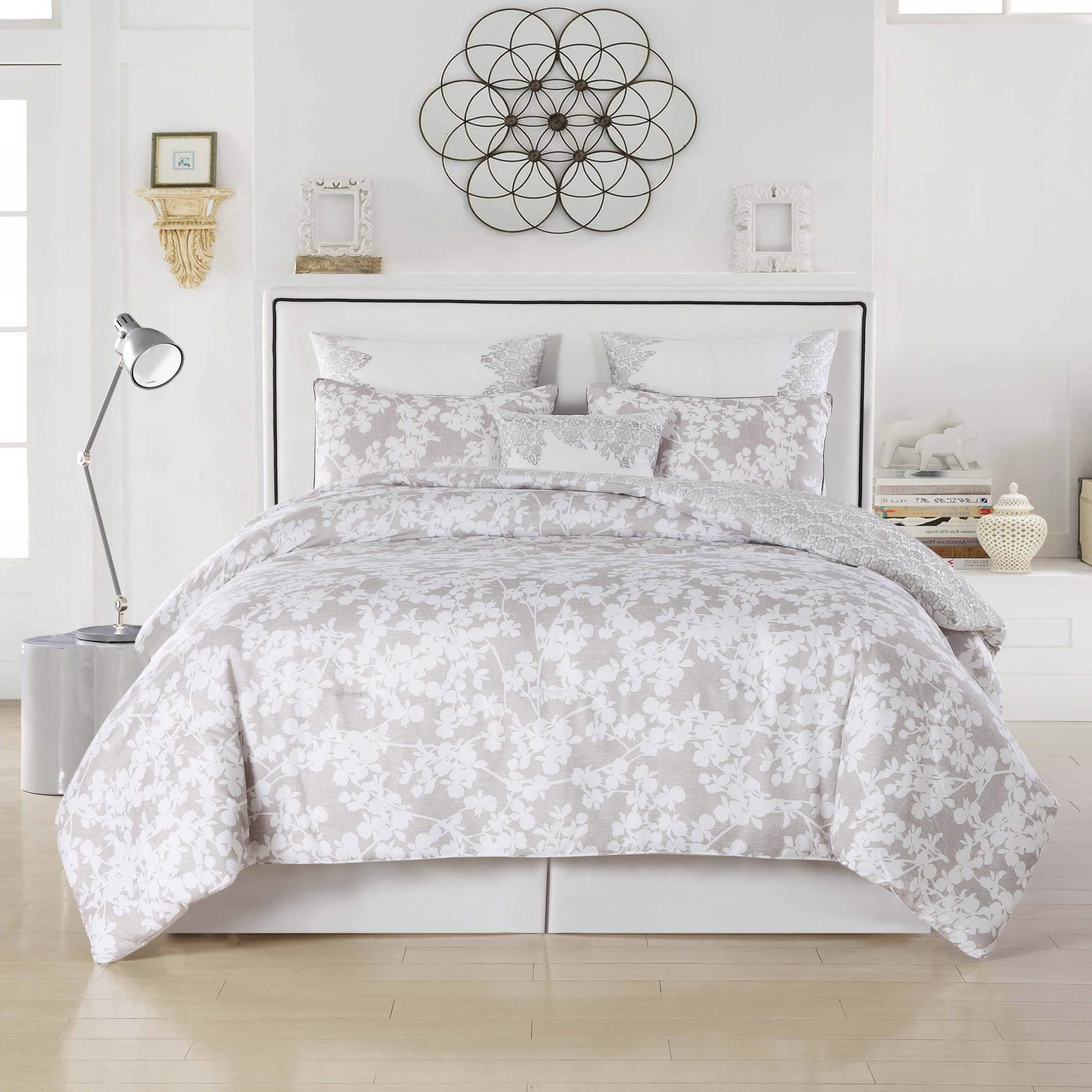 6-Piece: Kensie Oversized Queen Floral Comforter Set DailySale