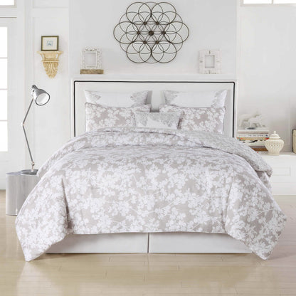 6-Piece: Kensie Oversized Queen Floral Comforter Set DailySale