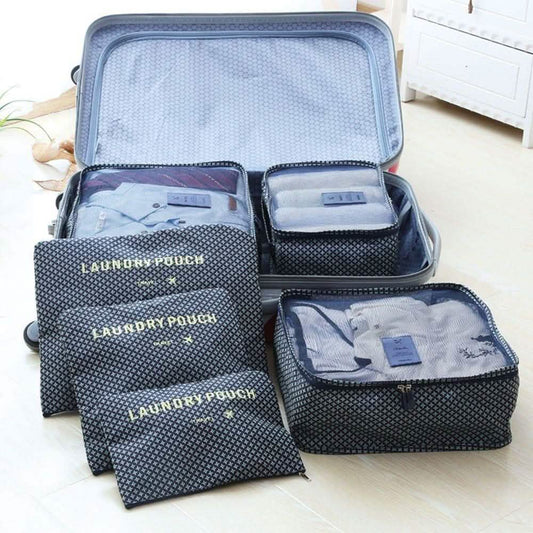6-Piece Luggage Organizer - Assorted Colors DailySale