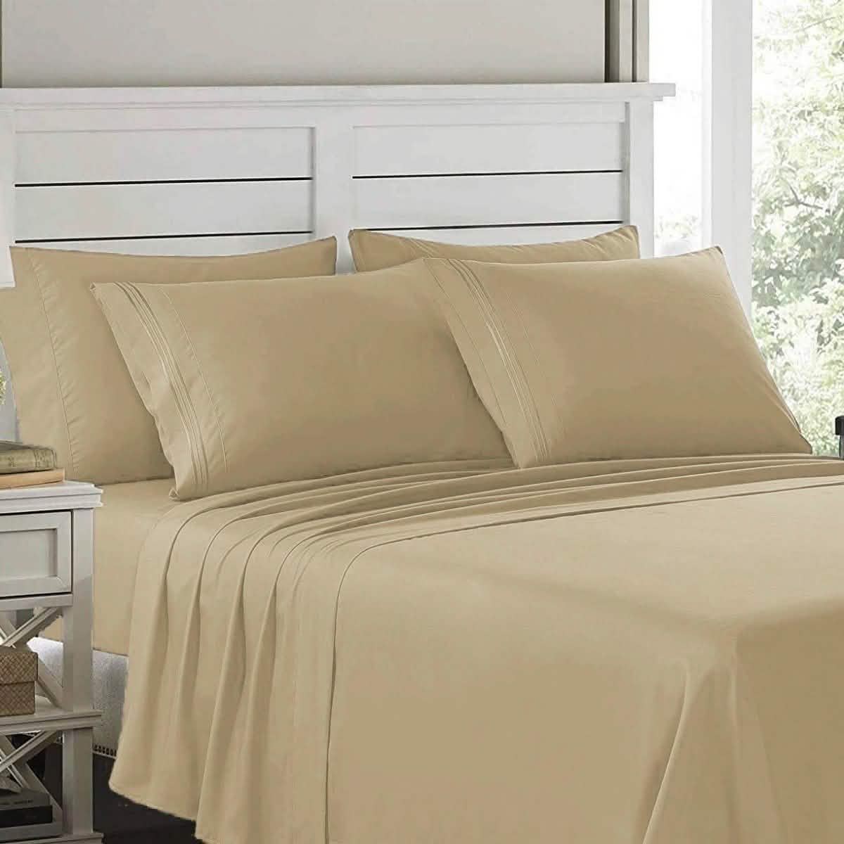 6-Piece: Lux Decor Collection 1800 Series Sheets Set DailySale