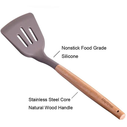 6-Piece: Maphyton Nonstick Silicone Cooking Utensils Set DailySale