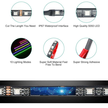 6-Piece: Motorcycle LED Light Strips DailySale
