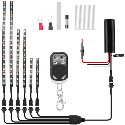6-Piece: Motorcycle LED Light Strips DailySale
