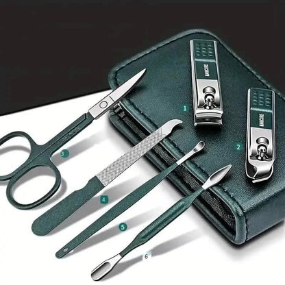 6-Piece: Nail Clipper Set with Zipper Travel Case DailySale