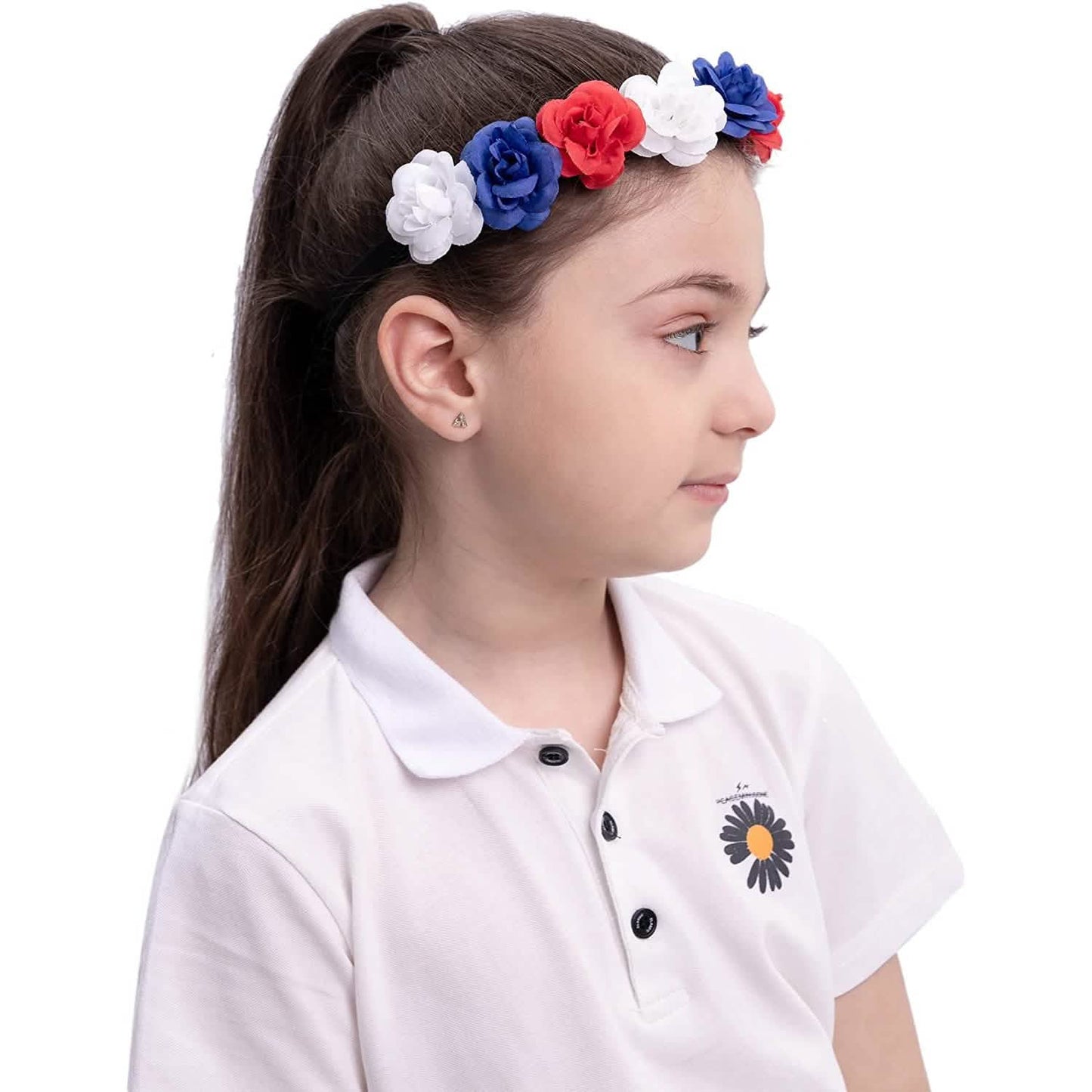 6-Piece: Patriotic Flower Headbands DailySale