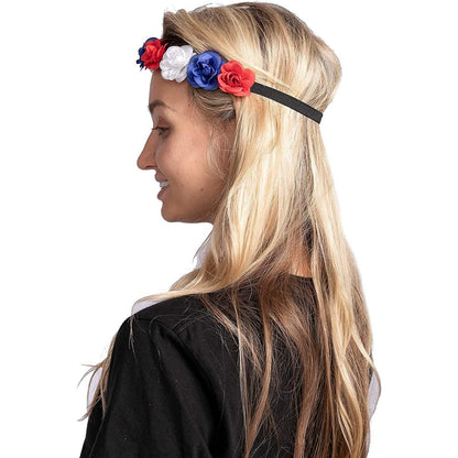 6-Piece: Patriotic Flower Headbands DailySale