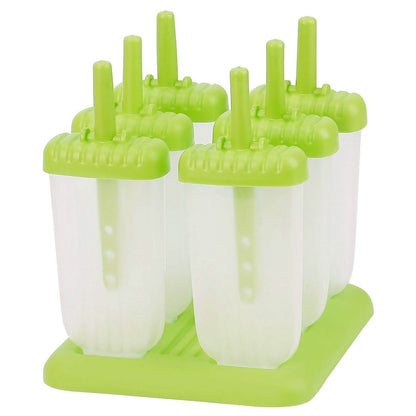 6-Piece: Popsicle Molds Reusable Ice Cream DIY Ice Pop Maker DailySale