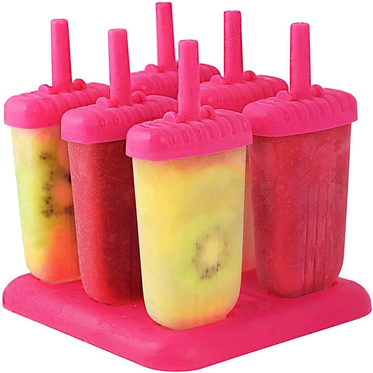 6-Piece: Popsicle Molds Reusable Ice Cream DIY Ice Pop Maker DailySale
