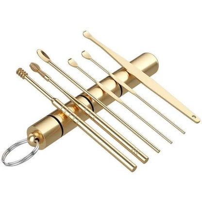 6-Piece: Portable Stainless Steel Ear Pick Set DailySale