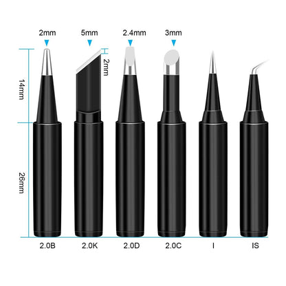 6-Piece Set: 900M-T Series Soldering Iron Tips DailySale