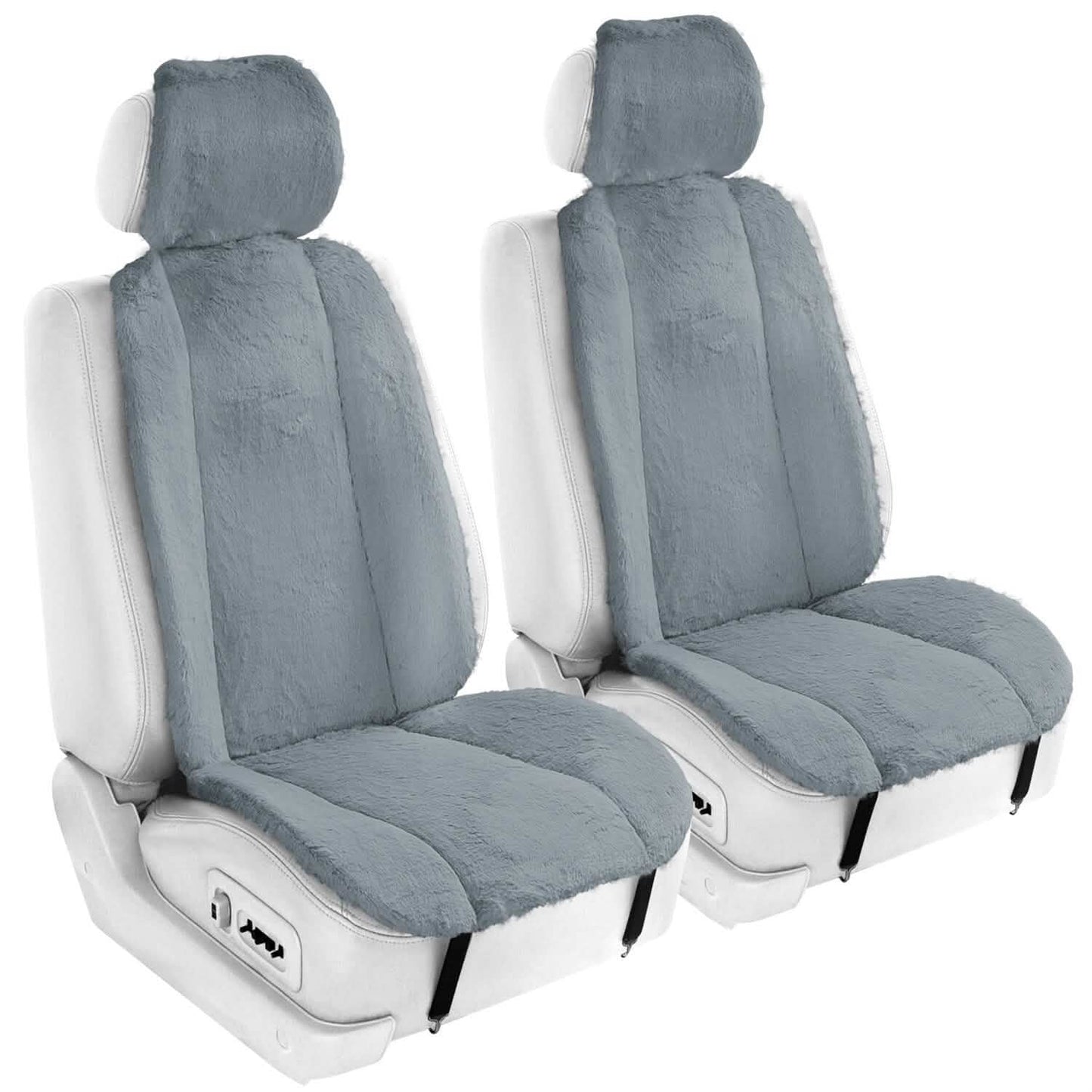 6-Piece Set: Doe16 Faux Rabbit Fur Car Seat Cushions DailySale