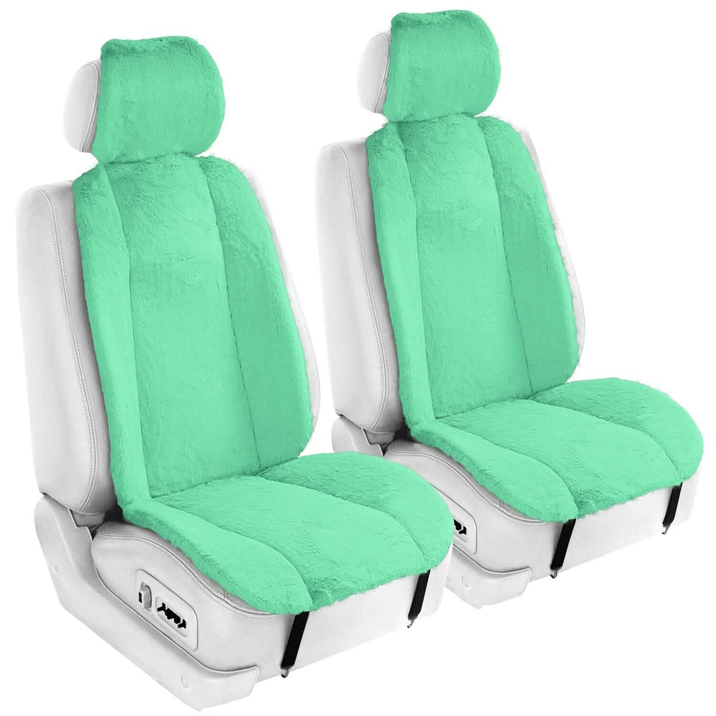 6-Piece Set: Doe16 Faux Rabbit Fur Car Seat Cushions DailySale