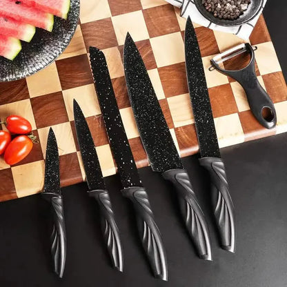 6-Piece Set: High Carbon Stainless Steel Sharp Kitchen Knives DailySale