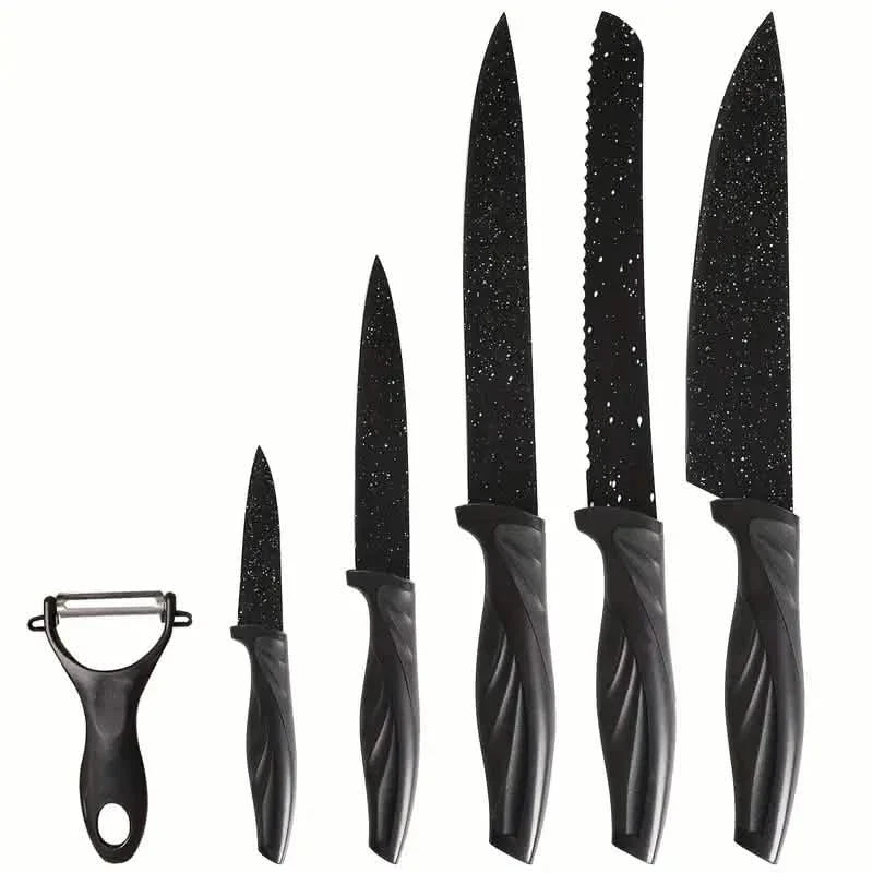 6-Piece Set: High Carbon Stainless Steel Sharp Kitchen Knives DailySale
