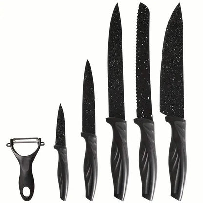 6-Piece Set: High Carbon Stainless Steel Sharp Kitchen Knives DailySale