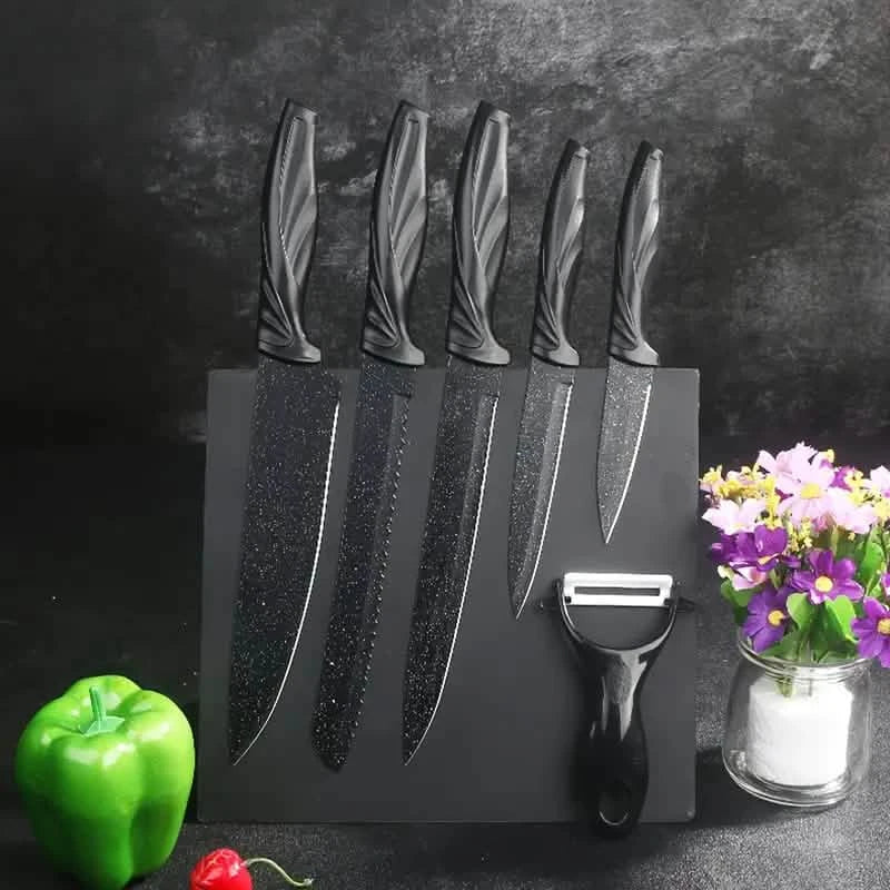 6-Piece Set: High Carbon Stainless Steel Sharp Kitchen Knives DailySale