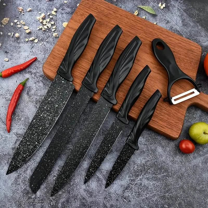6-Piece Set: High Carbon Stainless Steel Sharp Kitchen Knives DailySale
