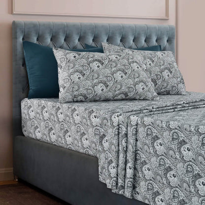 6 Piece Paisley Printed Sheet Set Bed Sheets Deep Pocket Bedding DailySale
