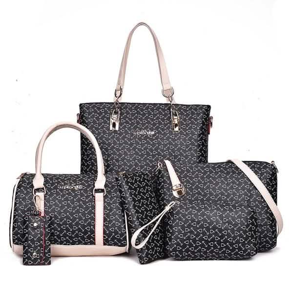 6-Piece Set: Women's Shoulder Bags Luxury Totes DailySale