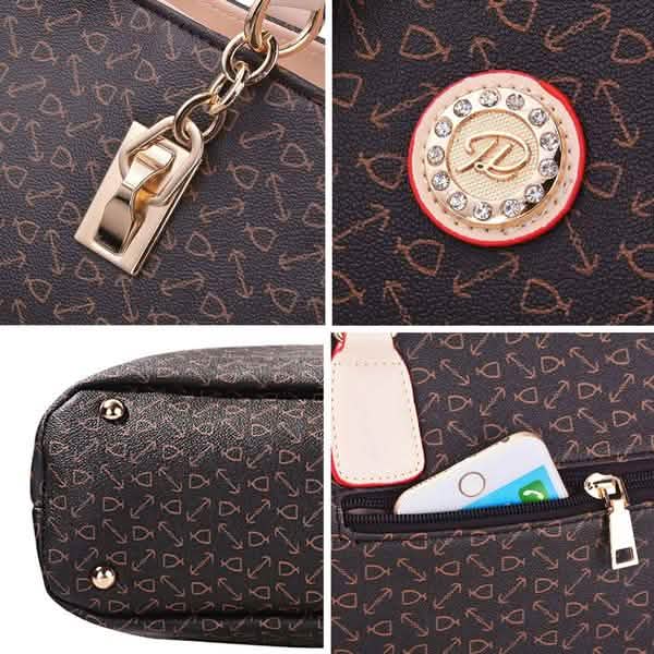 6-Piece Set: Women's Shoulder Bags Luxury Totes DailySale