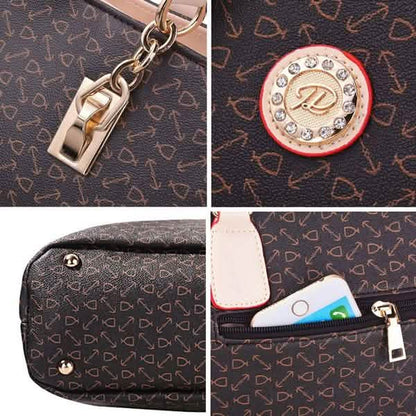 6-Piece Set: Women's Shoulder Bags Luxury Totes DailySale