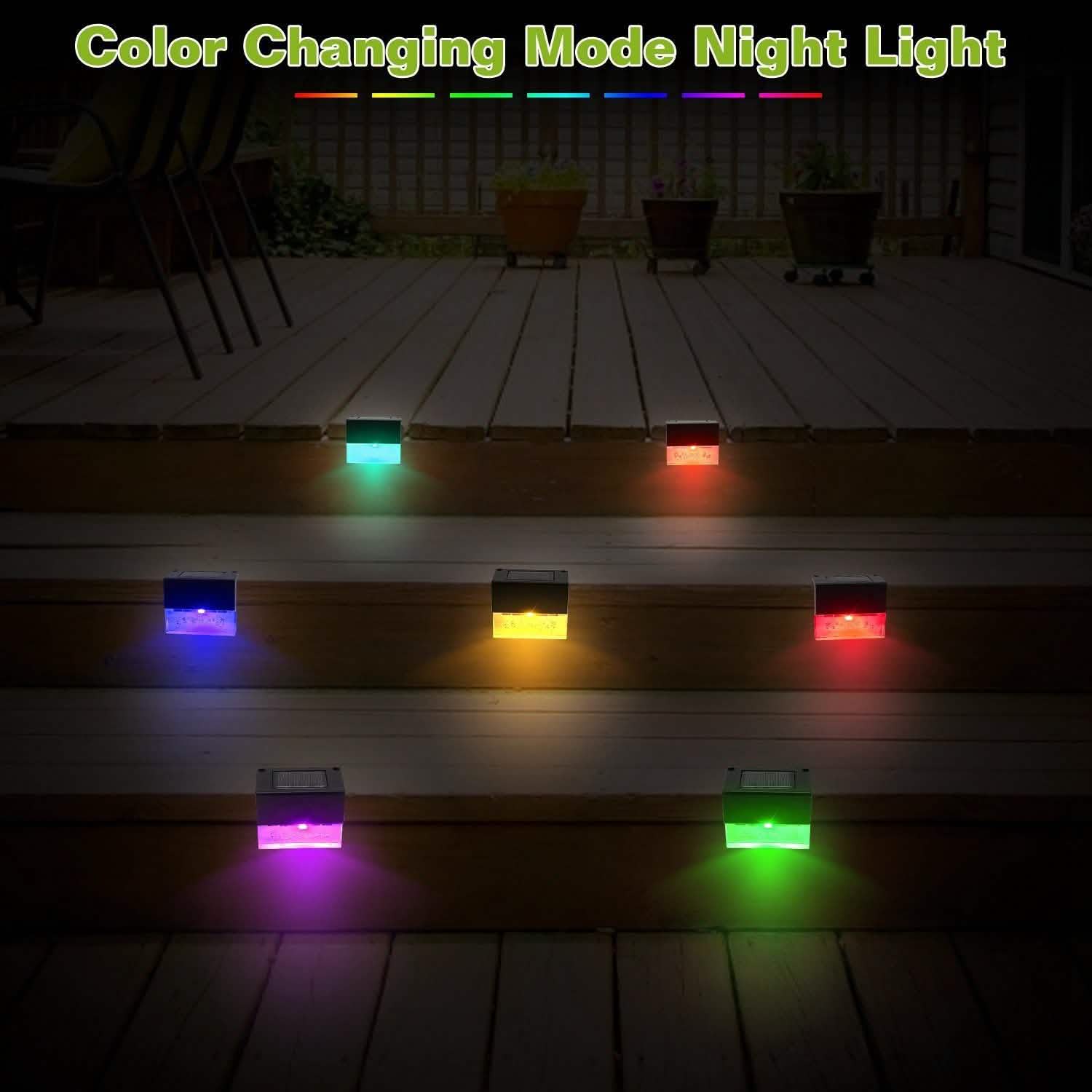 6-Piece: Solar Powered Acrylic Bubbles Decorative Deck Lights DailySale