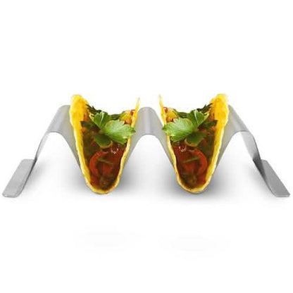 6-Piece: Stainless Steel Taco Holders DailySale