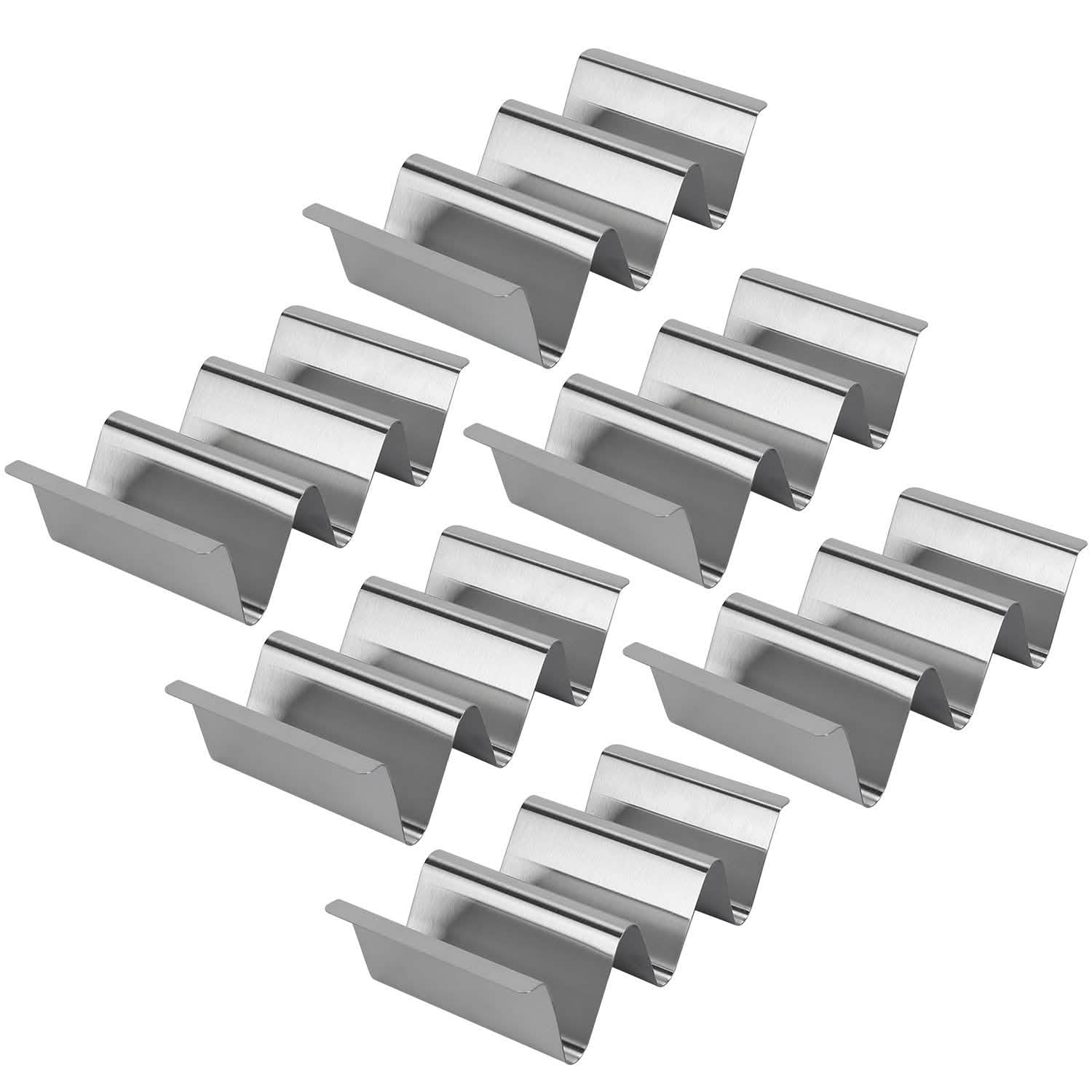 6-Piece: Stainless Steel Taco Holders DailySale