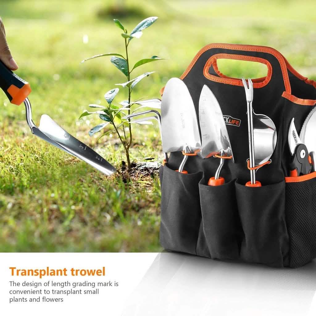6-Piece: Tacklife Stainless Steel Heavy Duty Garden Tools Set DailySale