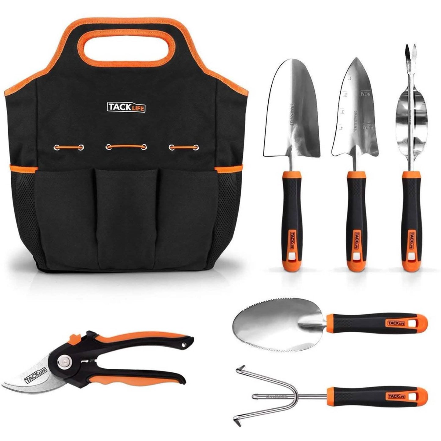 6-Piece: Tacklife Stainless Steel Heavy Duty Garden Tools Set DailySale