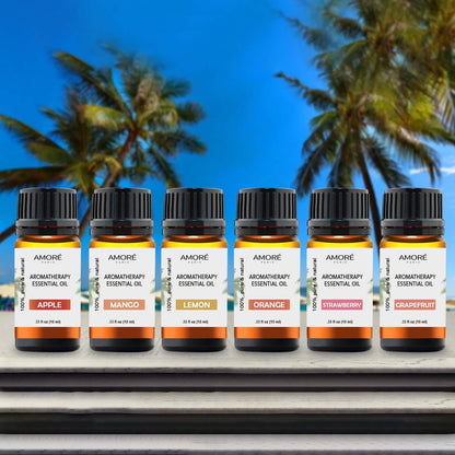 6-Piece: Tropical Collection Therapeutic-Grade Aromatherapy Essential Oil Set DailySale