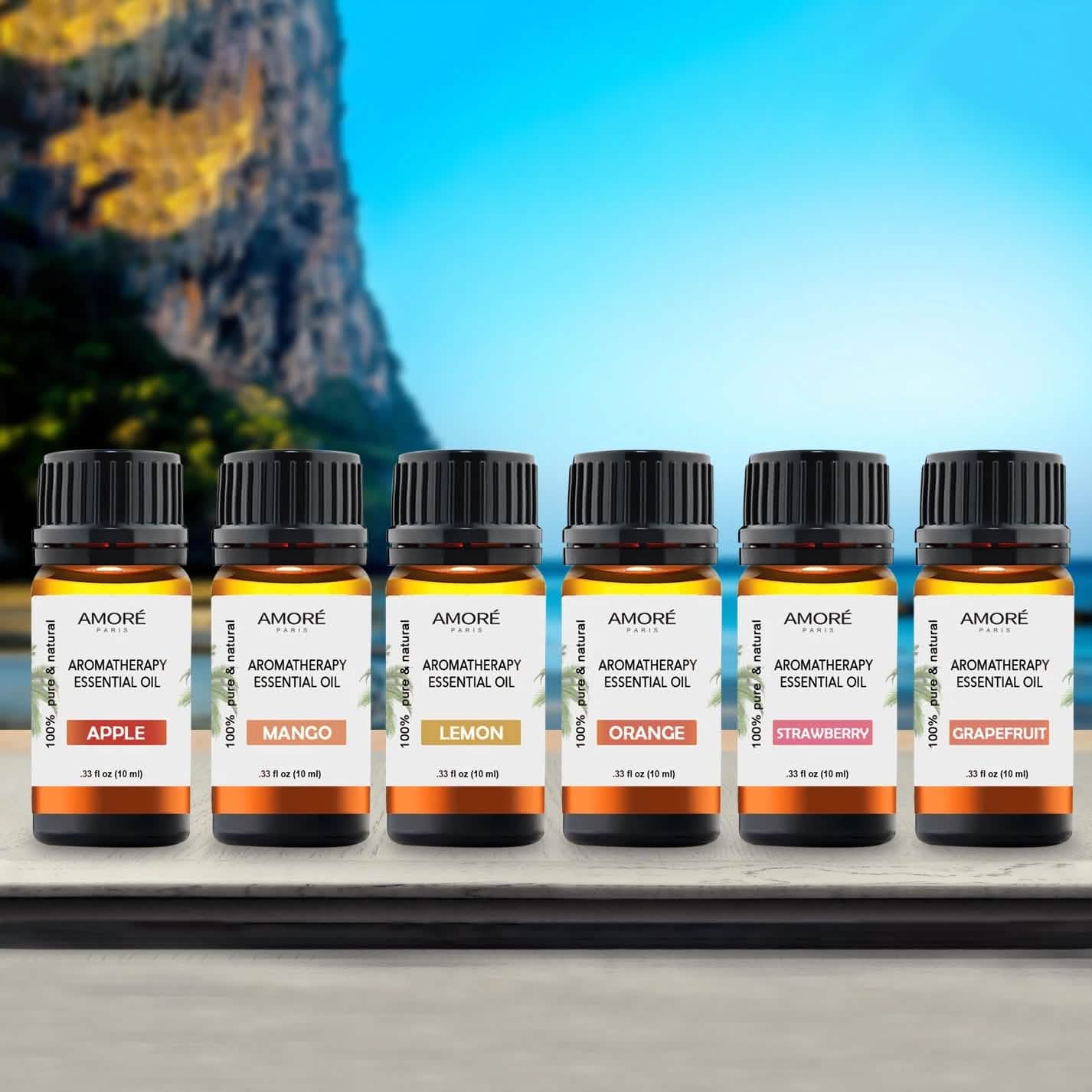 6-Piece: Tropical Collection Therapeutic-Grade Aromatherapy Essential Oil Set DailySale