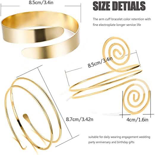 6-Piece: Women's Arm Band Cuff Bracelet DailySale