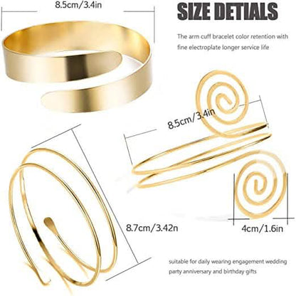 6-Piece: Women's Arm Band Cuff Bracelet DailySale