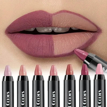 6-Pieces: Matte Crayon Lipstick, Easy Coloring Durable Moisturizing Lipliner DailySale