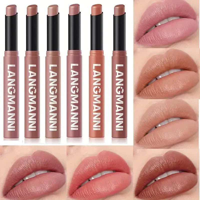 6-Pieces: Matte Long-lasting Moisturizing Lipstick DailySale