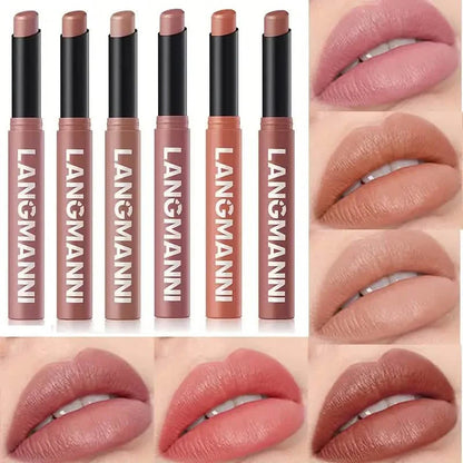 6-Pieces: Matte Long-lasting Moisturizing Lipstick DailySale