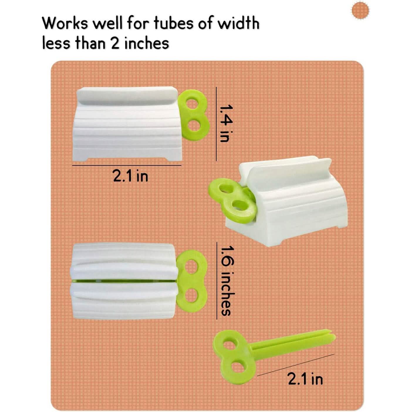 6-Pieces: Multi-Purpose Toothpaste Dispenser DailySale