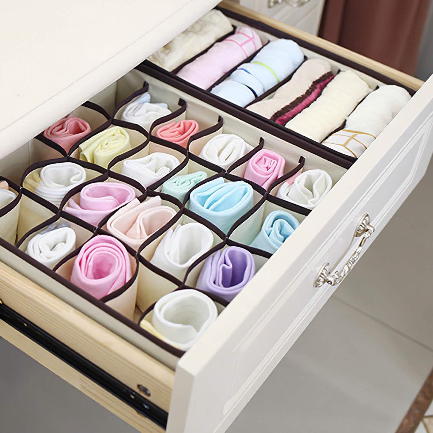 6-Pieces Set: Foldable Underwear Organizer Divider Container DailySale