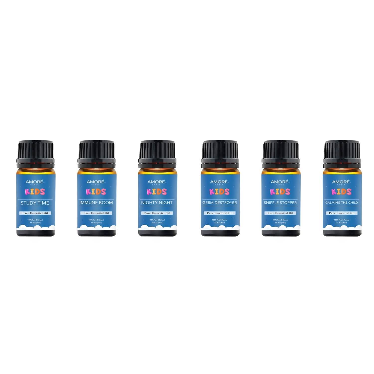 6-Pieces Set: Natural Aromatherapy Kids Safe Essential Oils Starter Set DailySale