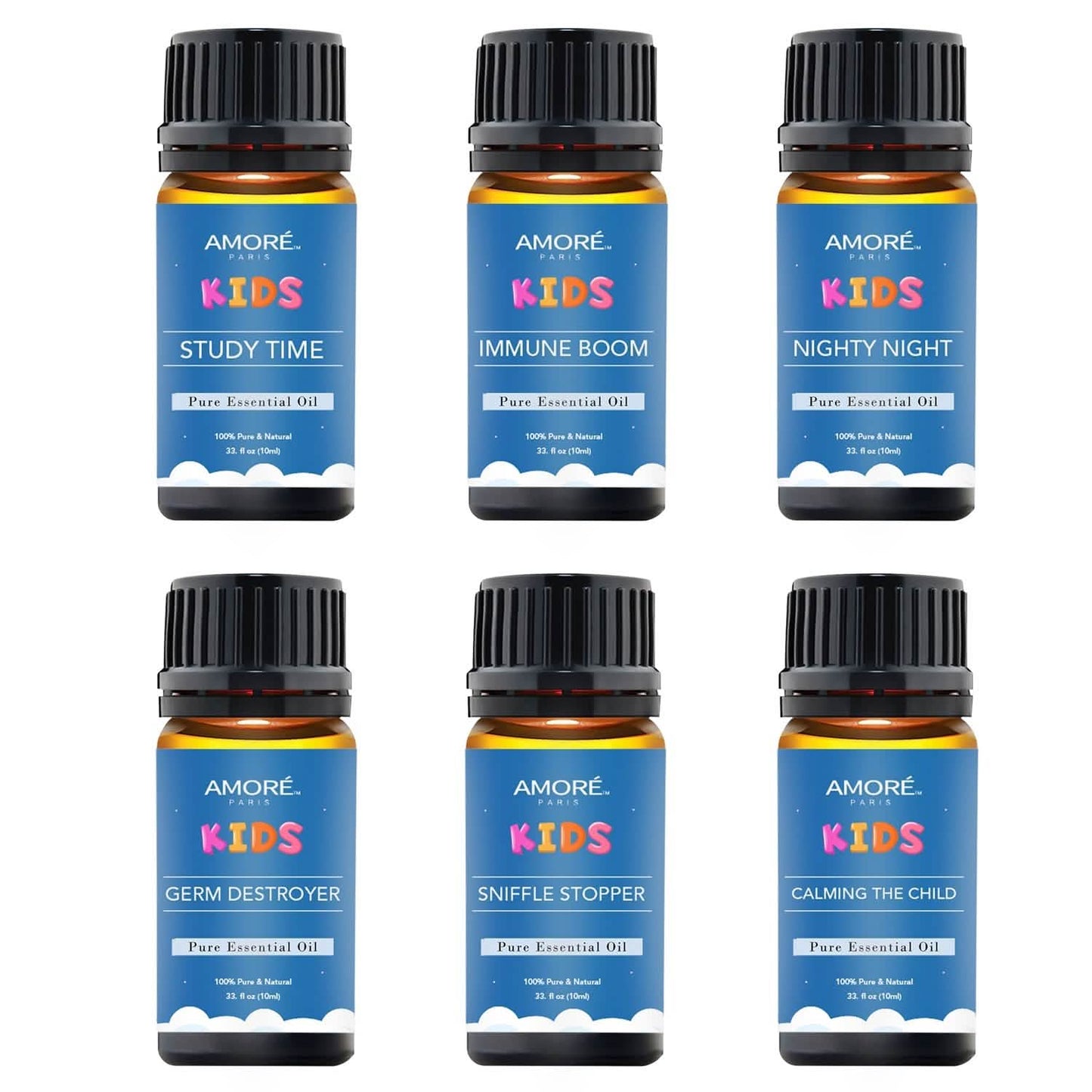 6-Pieces Set: Natural Aromatherapy Kids Safe Essential Oils Starter Set DailySale