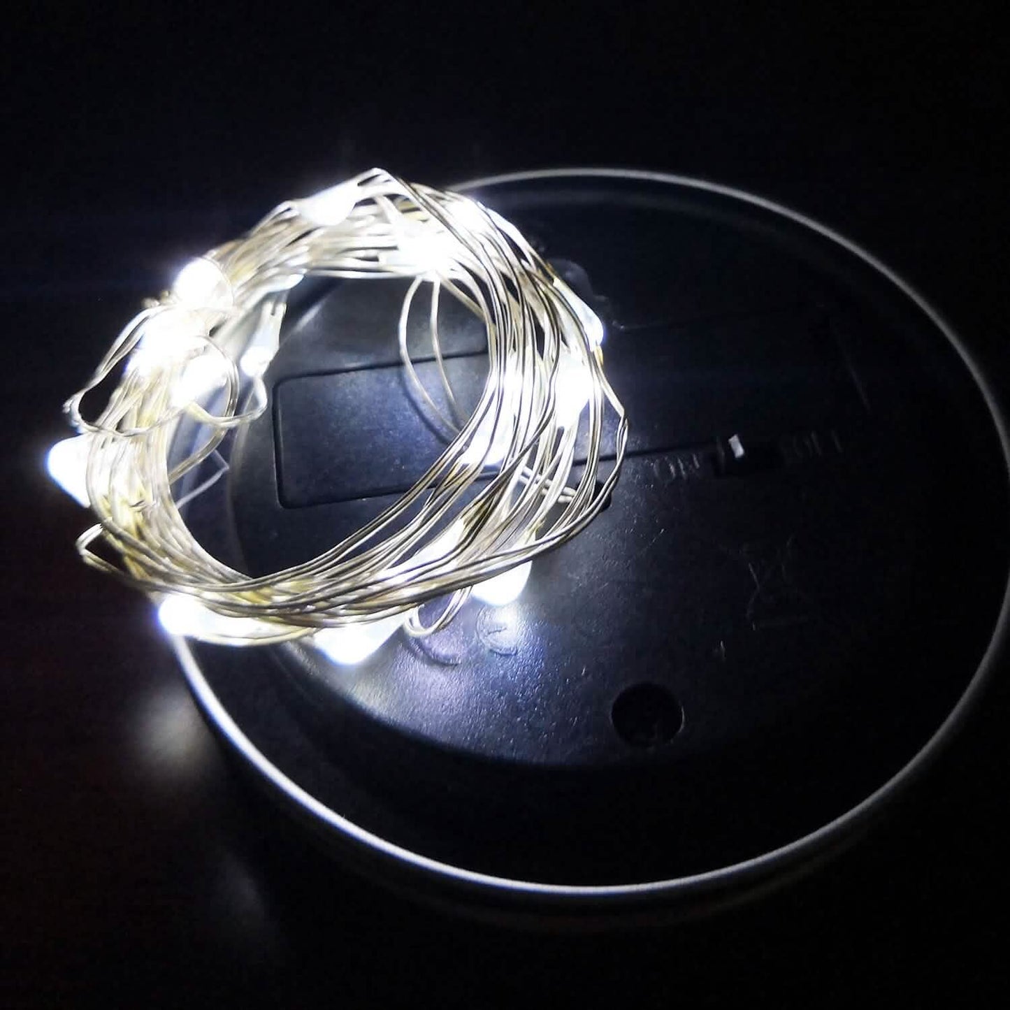 6-Pieces: Solar Powered Mason Jar Lid Lights 20 LEDs DailySale
