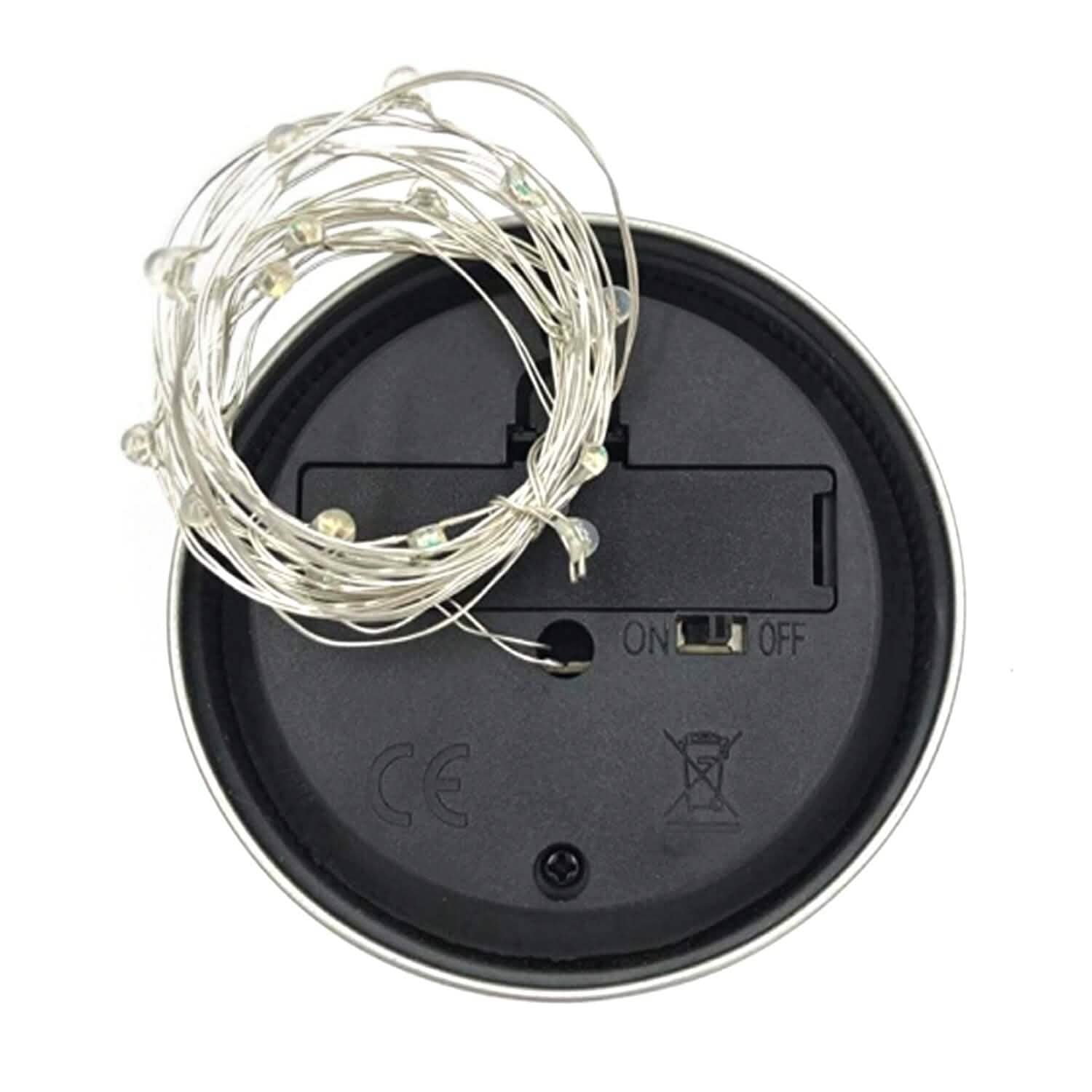 6-Pieces: Solar Powered Mason Jar Lid Lights 20 LEDs DailySale