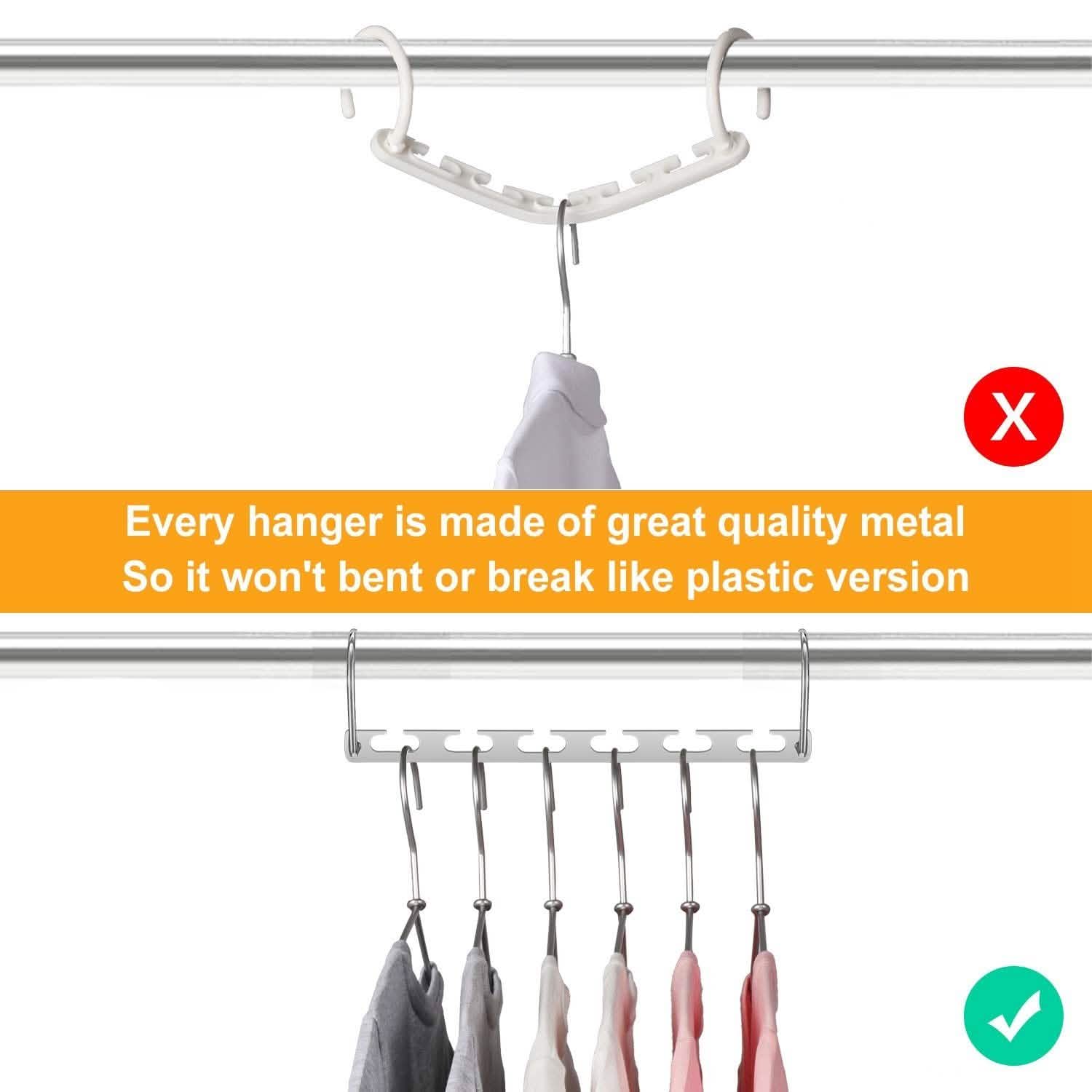 6-Pieces: Space Saving Clothes Hanger DailySale