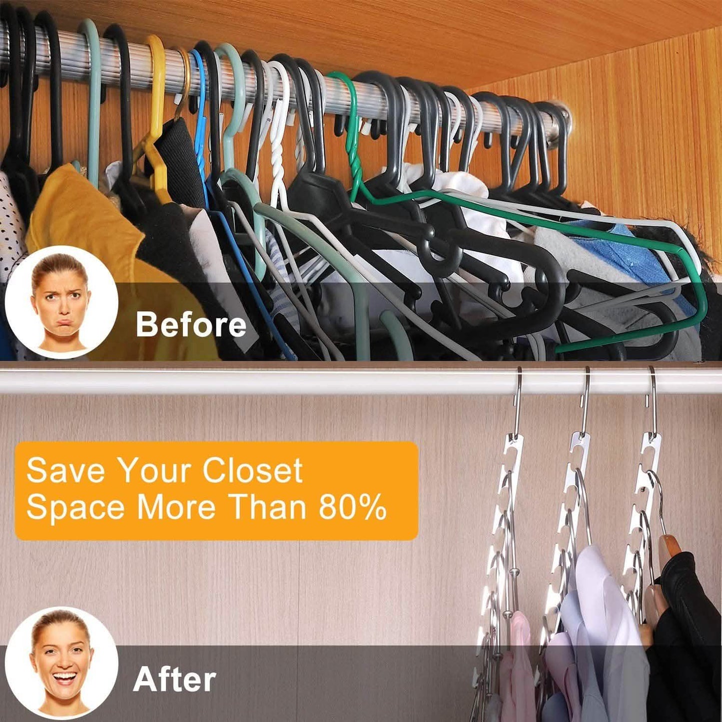 6-Pieces: Space Saving Clothes Hanger DailySale