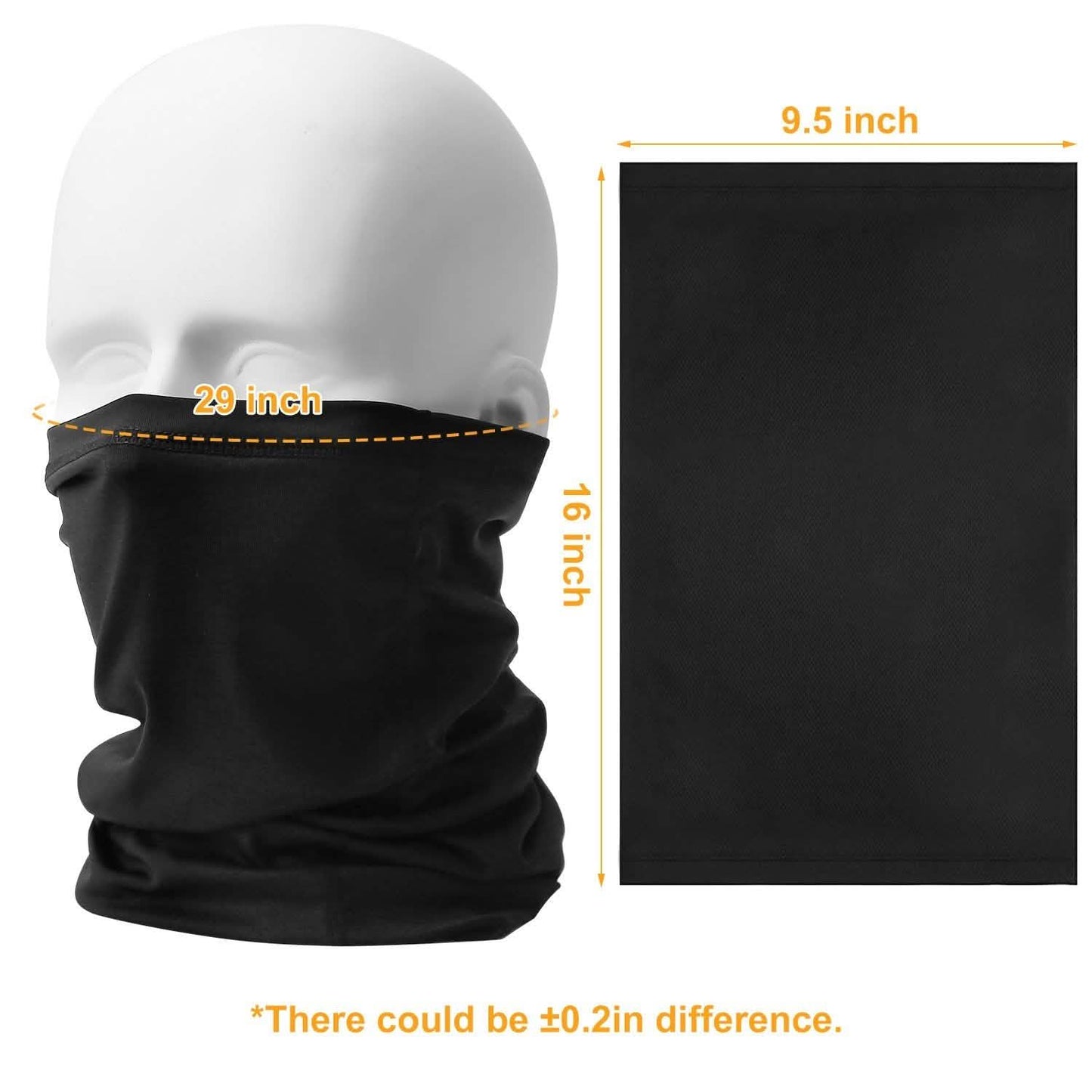 6-Pieces: Summer Neck Gaiter UV Sunscreen Protection Face Mask DailySale