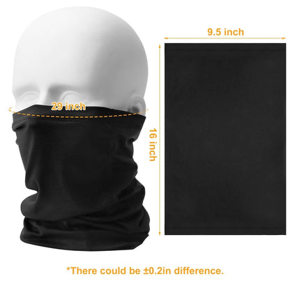 6-Pieces: Summer Neck Gaiter UV Sunscreen Protection Face Mask DailySale